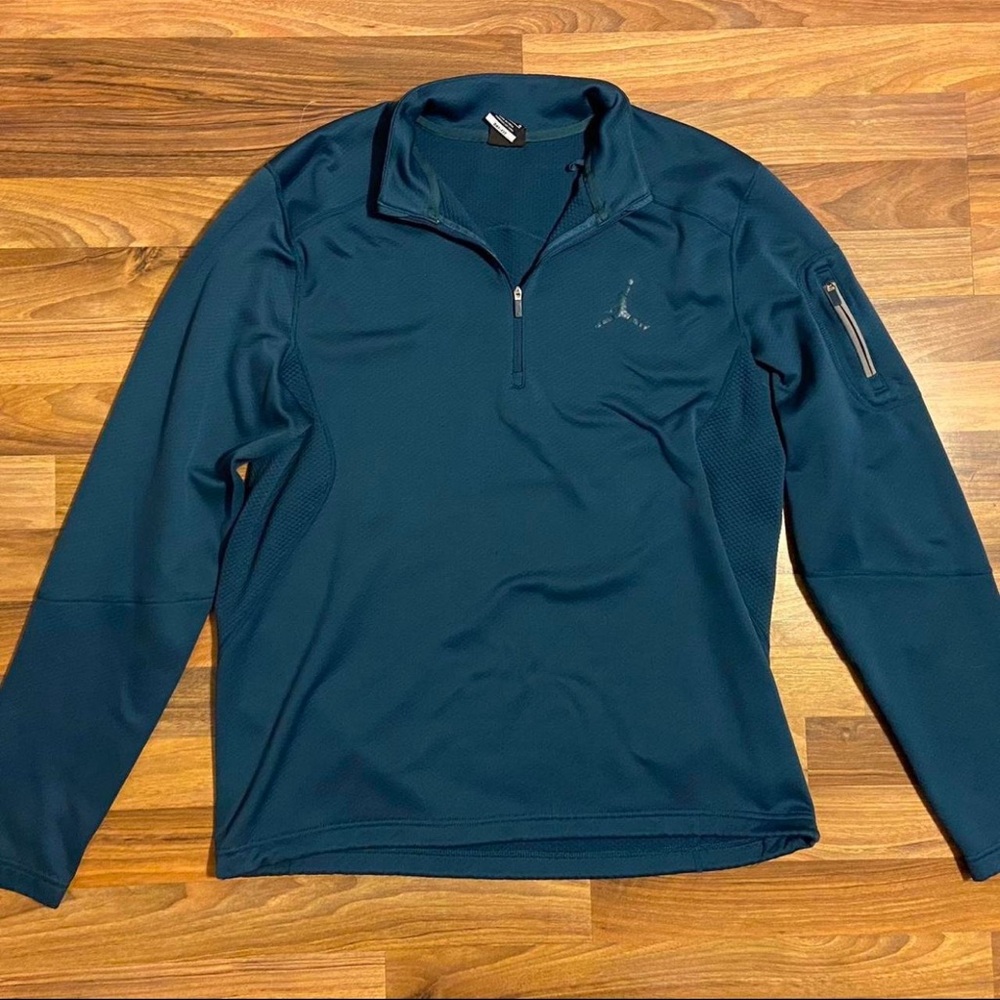 Jordan Blue Performance Quarter-Zip Jacket